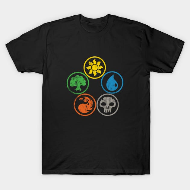 Five Colours of Magic T-Shirt by JHughesArt